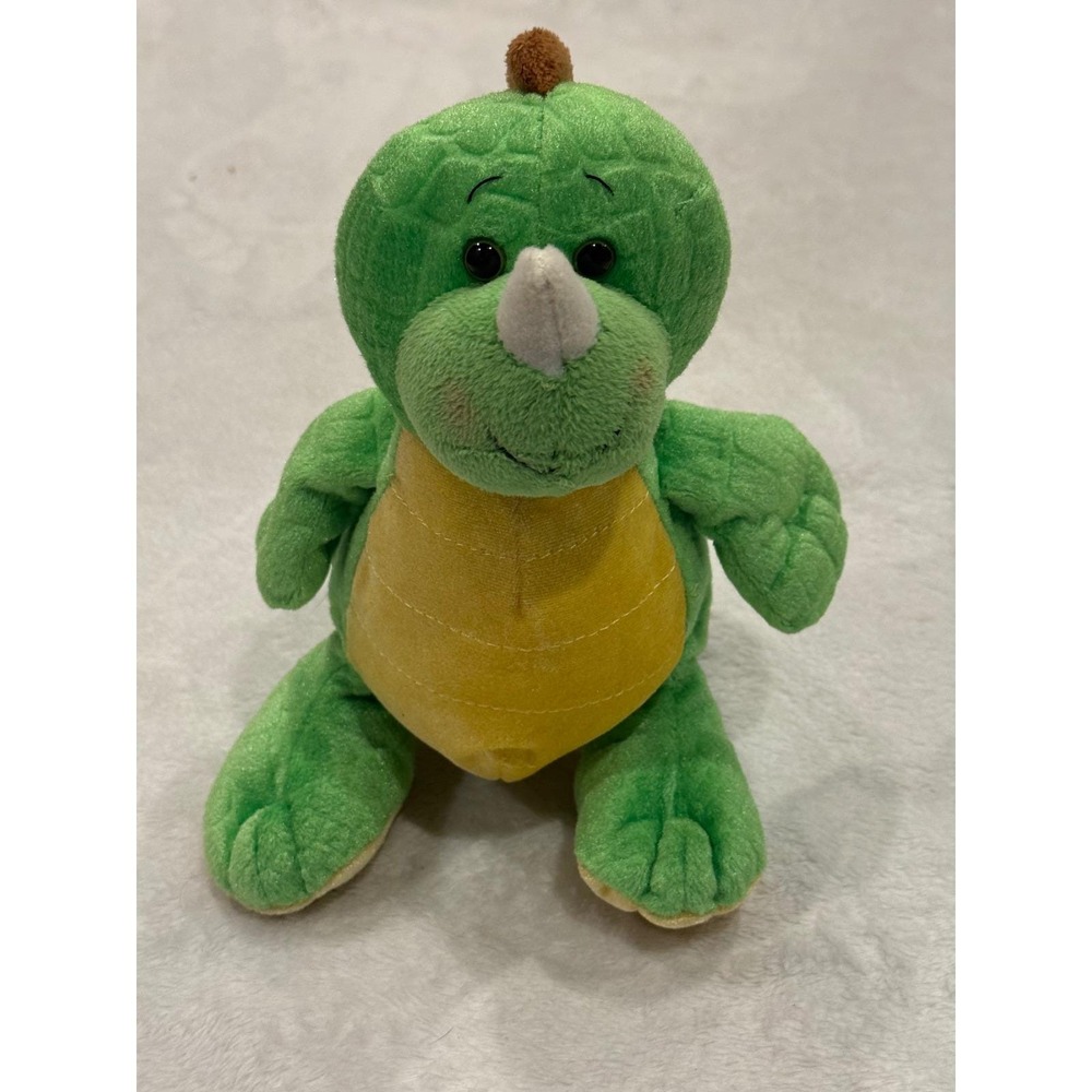 Ganz Webkinz Key Lime Dino Green Collectible Stuffed Animal model HM185